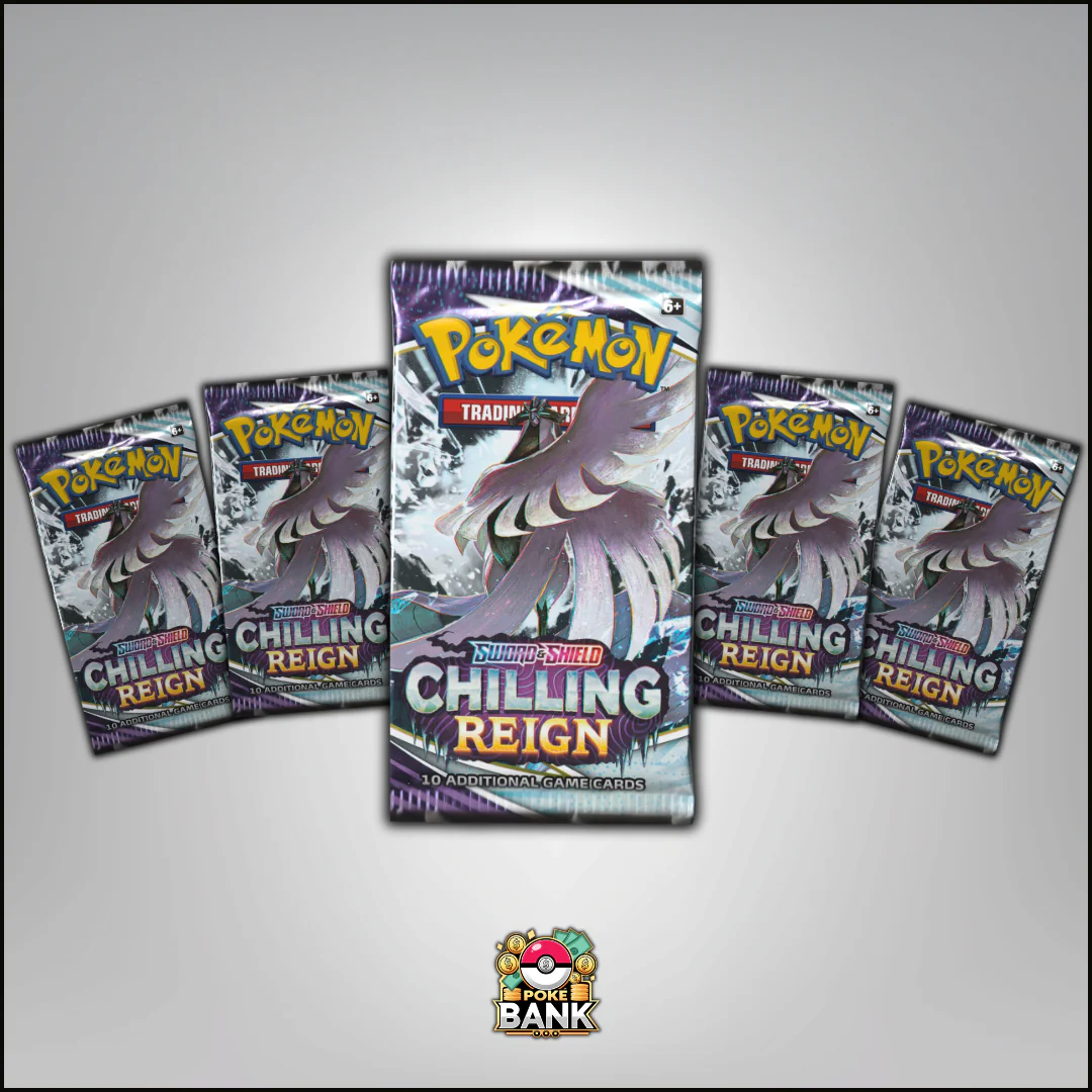 Chilling Reign - 5 Pokémon Booster Packs - Image 5