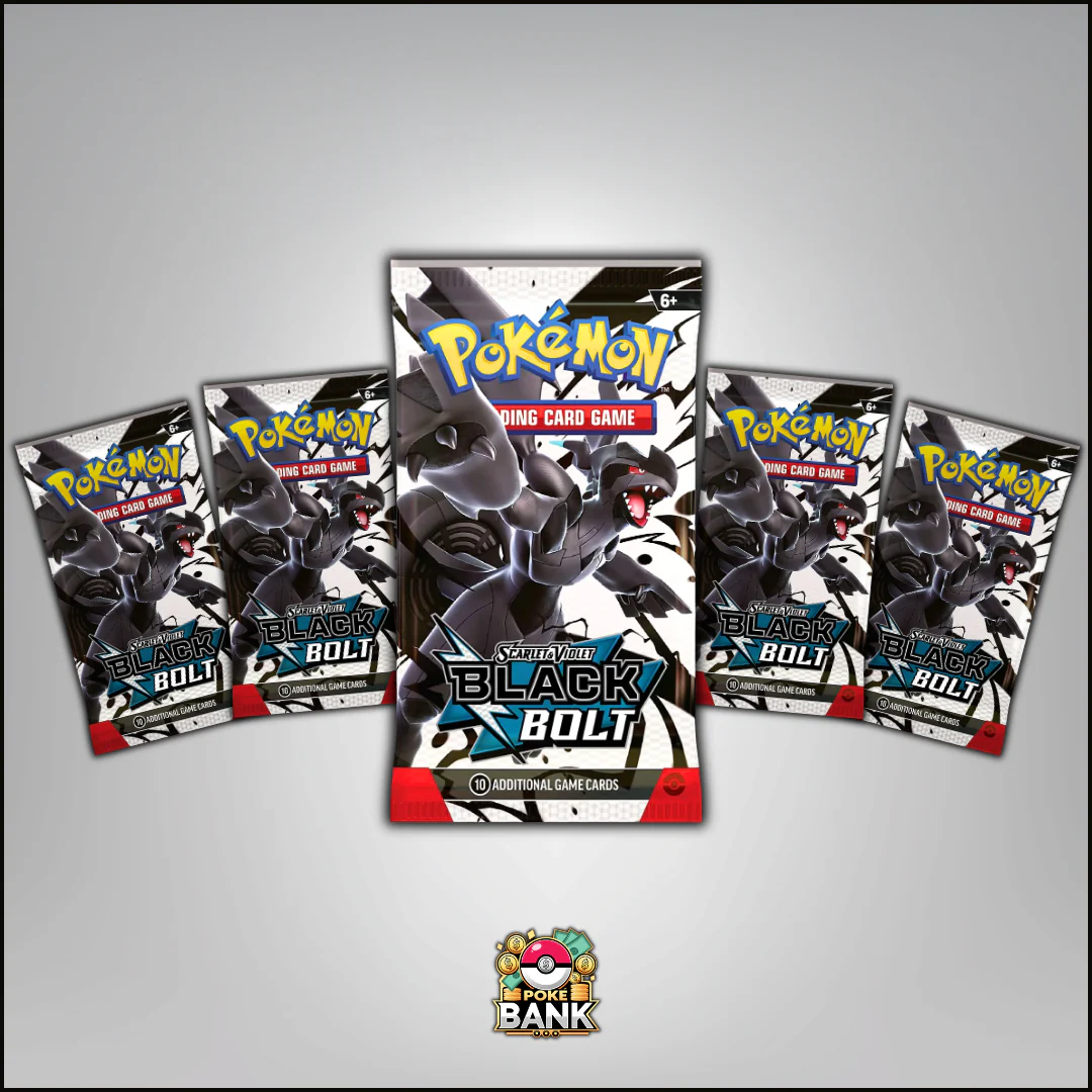 Black Bolt - 5 Pokémon Booster Packs - Image 3