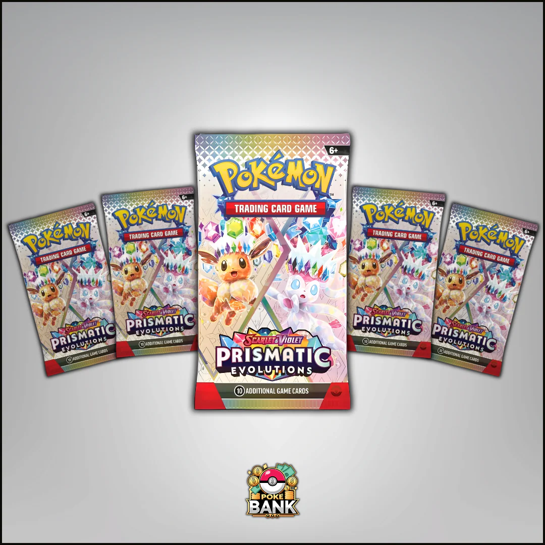 Prismatic Evolutions - 5 Pokémon Booster Packs - Image 4