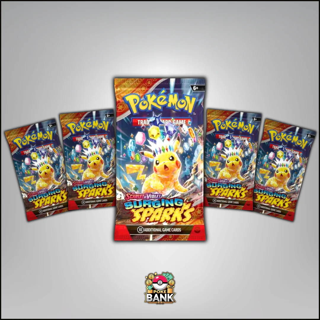 Surging Sparks - 5 Pokémon Booster Packs - Image 3