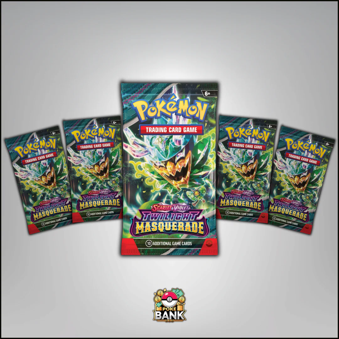 Twilight Masquerade - 5 Pokémon Booster Packs - Image 4
